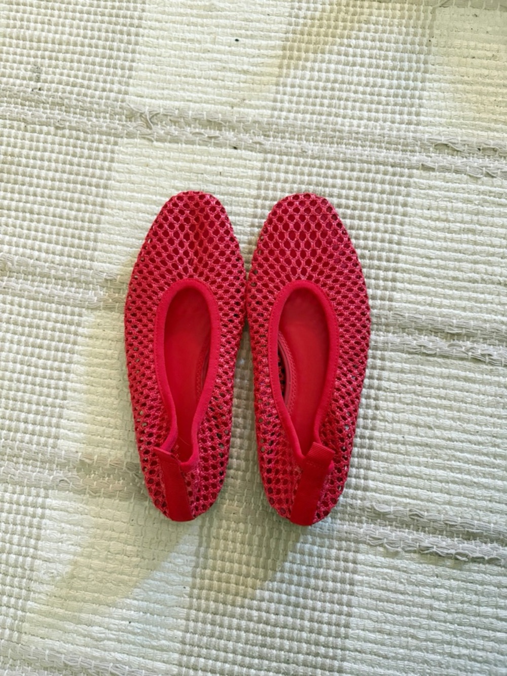 H&M Red Mesh Flats